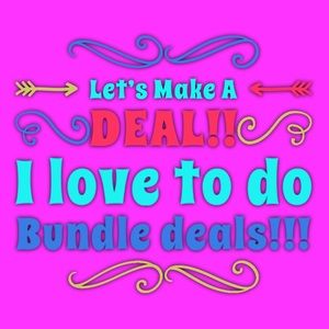 Bundle deals!!!